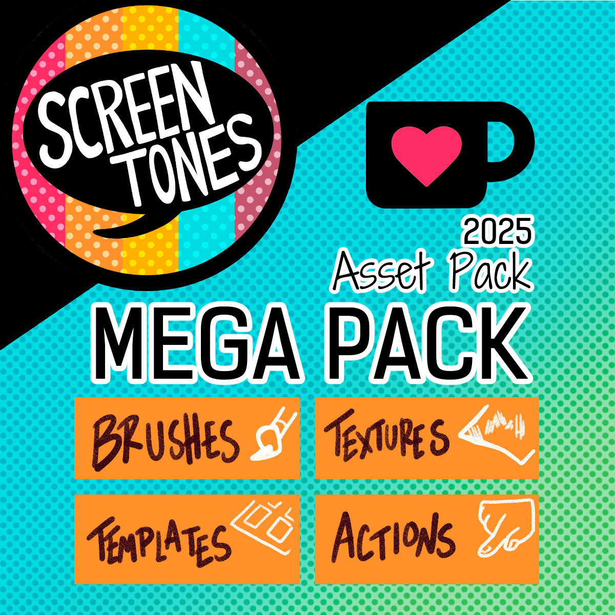 Screen Tones 2025 Asset Megapack Image