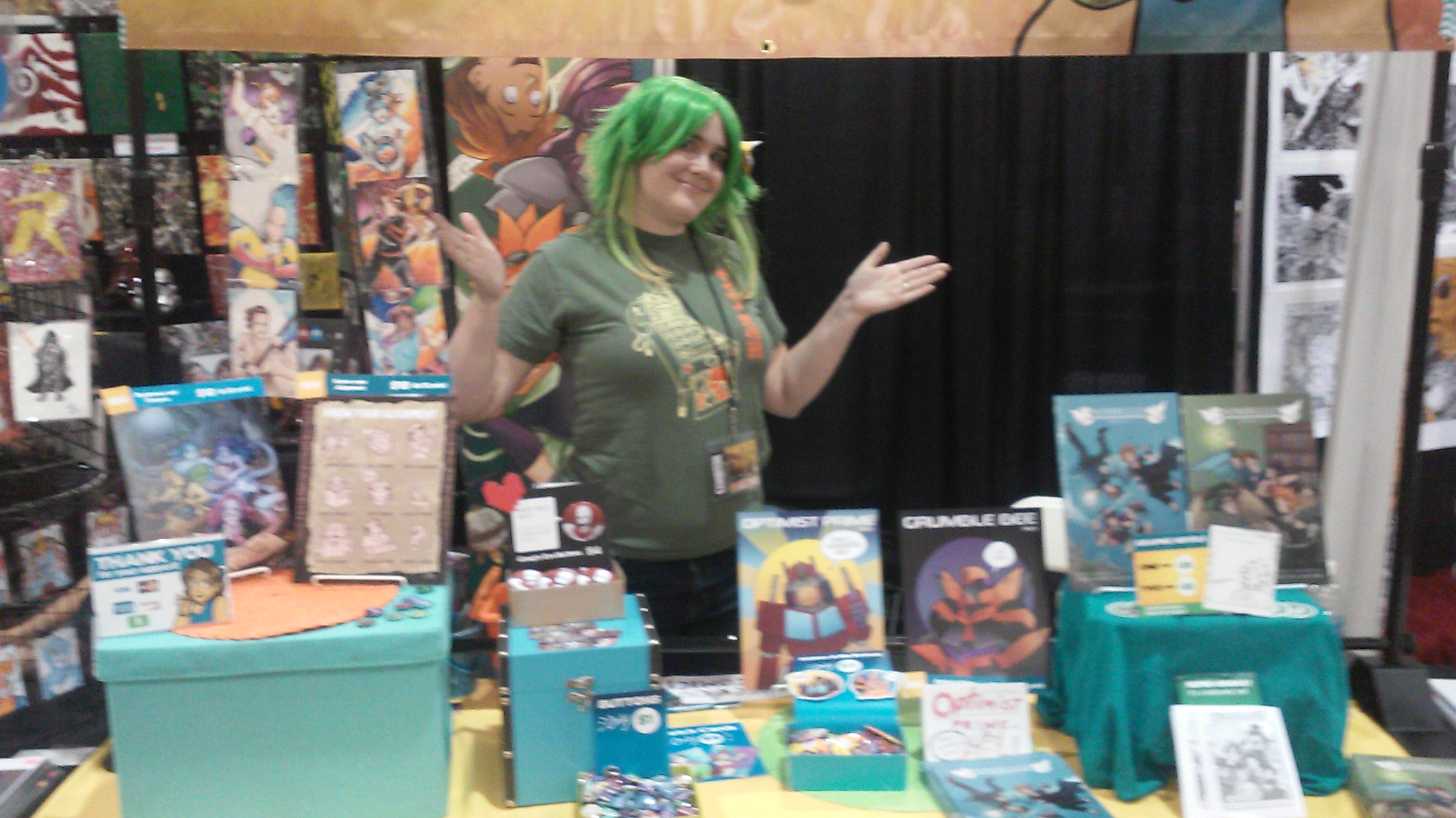 How to sell your webcomic stuff at conventions Image